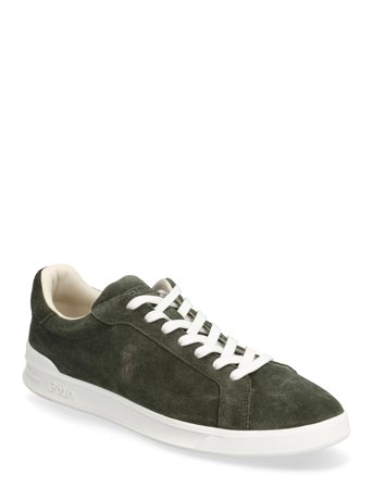 Polo Ralph Lauren Heritage Court Ii Suede Sneaker - Khaki green - 40