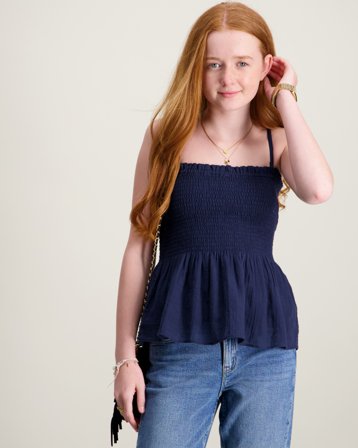 Gina Tricot Young Y one layer multi top Bleu Hauts et chemisiers Fille - Kids Brand Store