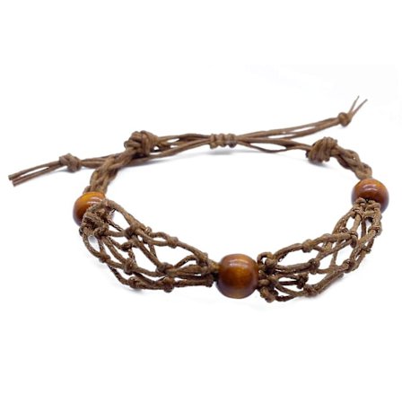 Krystal Kvarts Armbånd Snor Tom Stenholder Diy Armbånd Smykkeholder