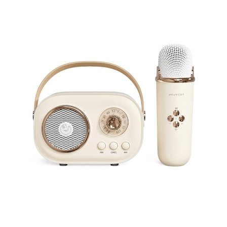 Mini Karaoke Maskin Karaoke Maskin för Barn och Vuxna Karaoke med Mikrofon Bluetooth Högtalare Portabel för Användning i YEMAESRE