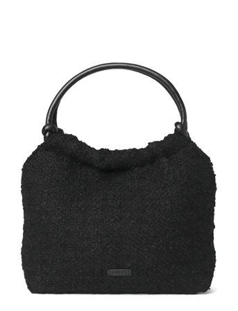 DAY ET Day Woolen Pop Scrunch Bag S - Black - ONE SIZE