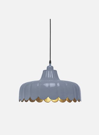 Wells taklampe Ø43 - denim/gull