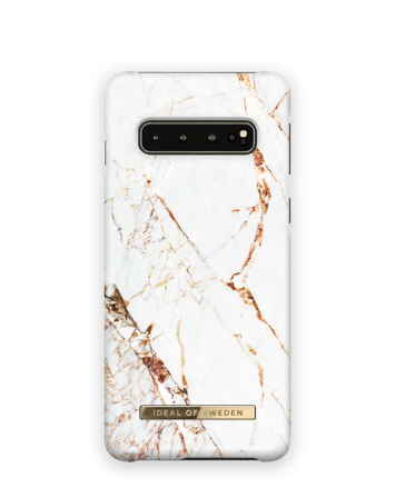 Unisex Hülle, Galaxy S10 Carrara Gold Handyhülle