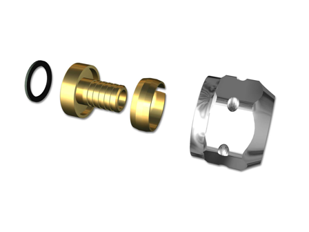 LK Systems 1878145 Halvkoppling 16 mm x G15, Installation