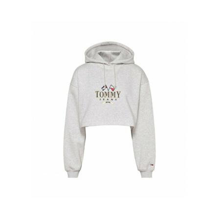 Tommy Hilfiger Sweatshirts ; Hoodies , Grijs , Dames , Maat: 2XS