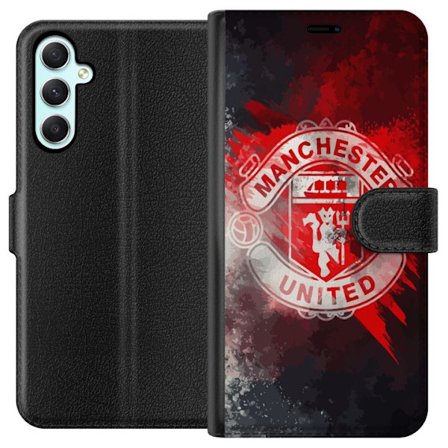 Kompatibelt Lommeboketui til Samsung Galaxy A34 Manchester United
