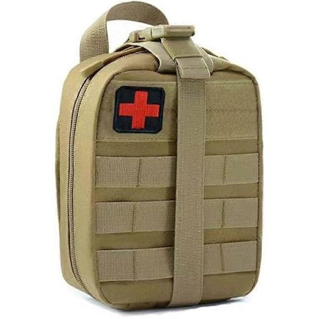 Första hjälpen-kit väska, EMT Rip Away-ficka, Taktisk MOLLE Första hjälpen-kit Medicinsk ficka - Multifunktionell midjeväska