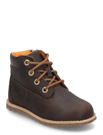 Timberland Mid Lace Up With Zip Boot - Brown - 24