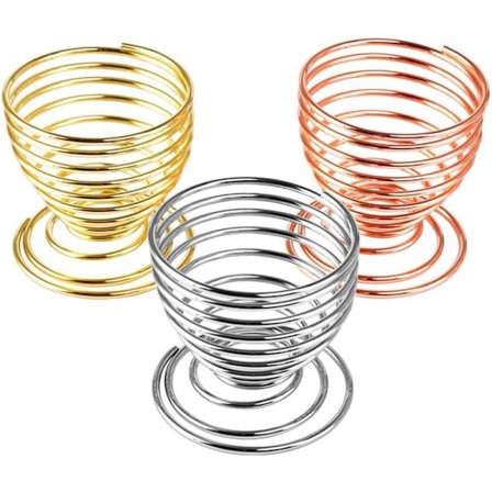 (Guld+Silver+Roséguld) 3 st Sminksvamphållare, Beauty Sponge