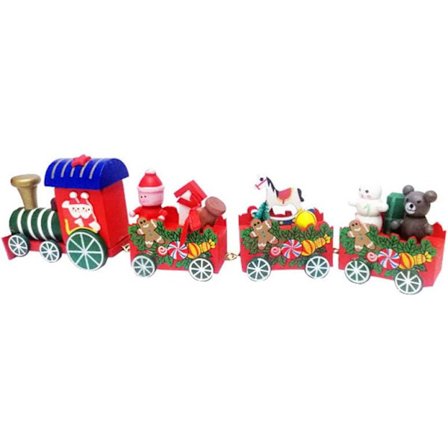 Træ Lille Tog Juletog Legetøj Julepynt Tog