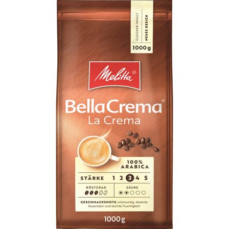Melitta - Kaffe BELLA CREMA LA CREMA 1 KG