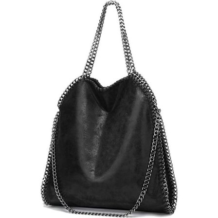 Women's Handbags - Tote Shoulder Bags - Black