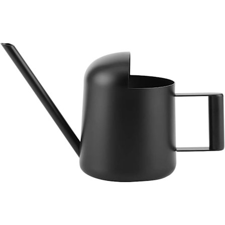 Liten vattenkanna, svart rostfritt stålutsläpp med lång rinnande krukväxtbevattning