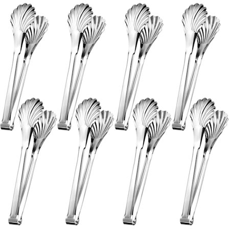 8 kpl 28 cm:n buffet-salaattiottimet ruostumatonta terästä, pitopalvelu, kokki, ruoka, grilli, tarjoiluastiat juhliin