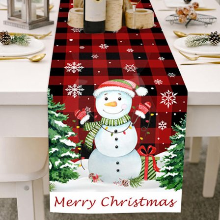 Joulupöytäliput, keittiön pöytäkoristeet ulkona pidettäviin perhejuhliin