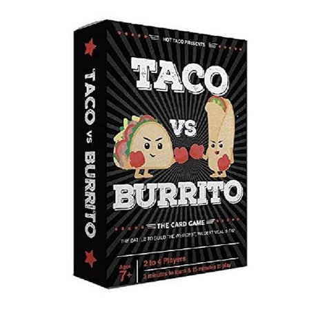 Taco vs Burrito: Strategisk, familievenligt kortspil for