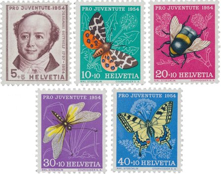 Schweiz 1954 - MICHEL 602/06 - Postfrisk