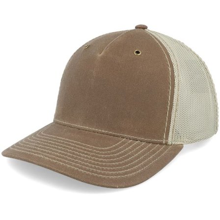 Richardson - Brun trucker Keps - 112wh Hawthorne Split Buck/Khaki Trucker @ Hatstore