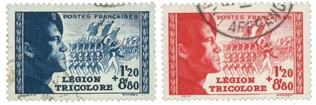 Frankrig 1942 - YT 565-566 - Stemplet