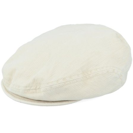 Mayser - Beige flatcap Keps - Softcap Outdoor Natural Flat Cap @ Hatstore