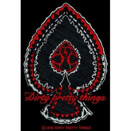 Dirty Pretty Things Spade Patch One Size Svart/Röd/Vit