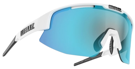 Bliz Matrix Small Matt White Smoke w Blue Multi