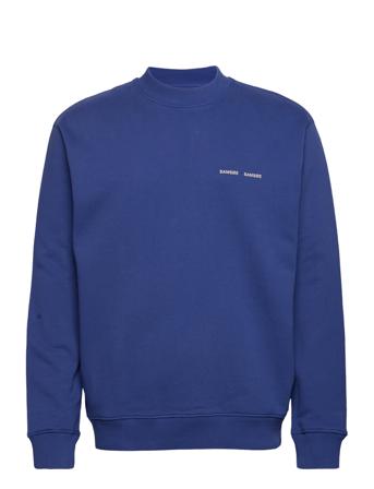 Norsbro Crew Neck 11720 Sweat-shirt Genser Blå Samsøe Samsøe*Betinget Tilbud