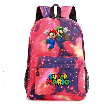 Mario Ryggsäck Mochila Barn Väskor Kapacitet-1