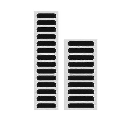 20 stk. mobiltelefon højttaler støvtætte net højttaler net klistermærker telefontilbehør