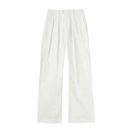 Axel Arigato Maze Pleated Denim Bukser Hvid, Dame Bukser, Størrelse: W30