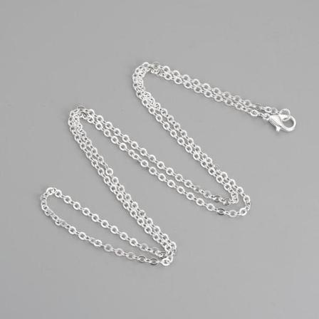 1nickelfri Silverpläterad Mässingkedja C:a 60 Cm. Lång