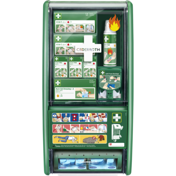 FIRST AID & BURN STATION CEDER