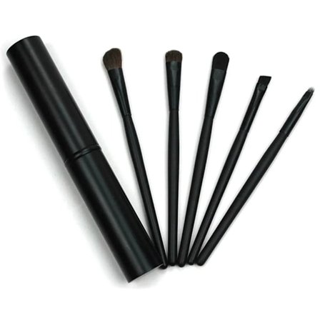 5pcs/set Four Colors Eye Shadow Makeup Brushes Set With Brush Bucket Soft High Quality Professional Beauty Makeup Tools Cosmetic