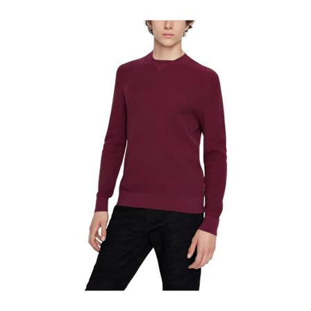 Armani Exchange, Round-neck Knitwear Rood, Heren, Maat:L,Katoen