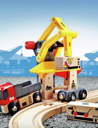 BRIO Brio 33280 Fragtgodsstation - Multi/patterned - ONE SIZE