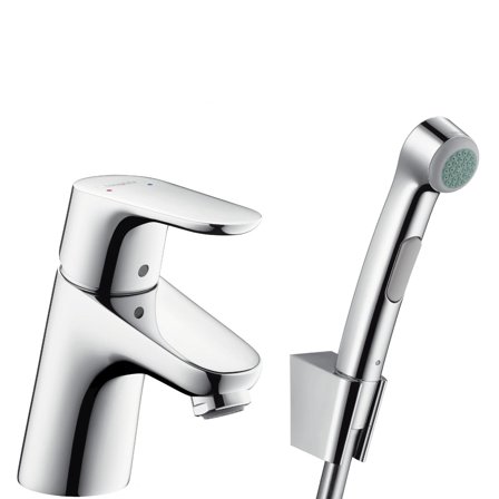 Hansgrohe Focus Tvättställsblandare med handdusch, Badrum