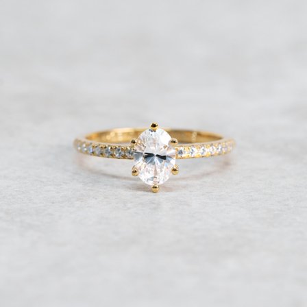 Förlovningsring Blåklocka, 18K Rödguld - Förlovning- och vigselringar