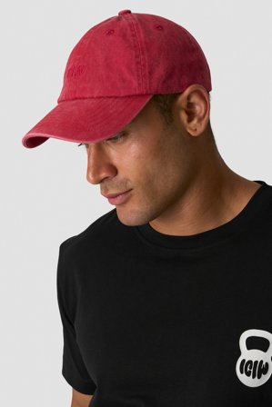 Washed Retro Cap Red Cherry