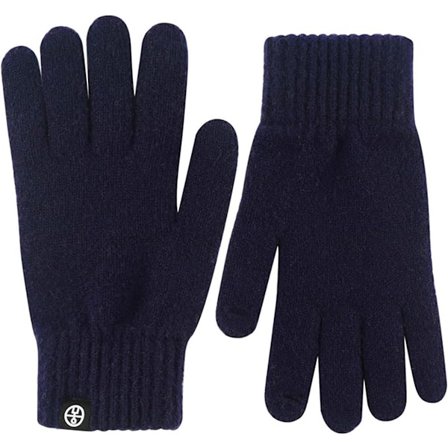 ING Varme Strikkede Uld Vinterhandsker med Touchscreen Fingerspidser i Marineblå, Fingerløst Design Voksenstørrelse til Udendørs Aktiviteter og 