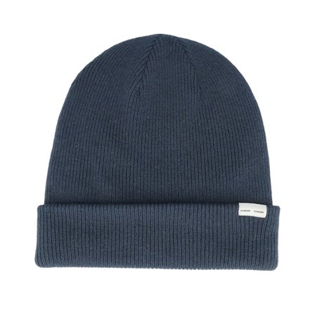 Samsøe Samsøe - Modrá cuff Beanie - The Beanie Midnight Navy Cuff @ Hatstore