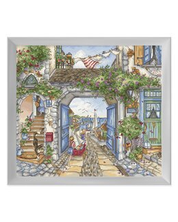 Broderikit Tavla Till hamnen