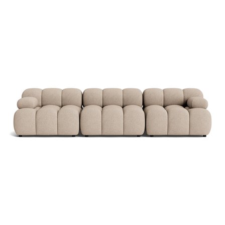 Puffy 3 personers sofa - Loop Beige - 285x95x64 - Sofa, 3 personers sofa