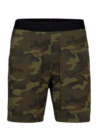 M Printed Elastic Shorts Green Casall