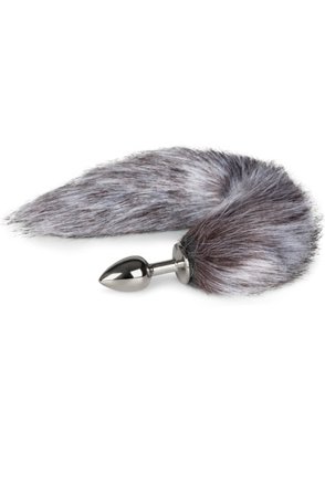 Fox Tail Plug No. 5 Silver Analplugg med svans - Blushme.se