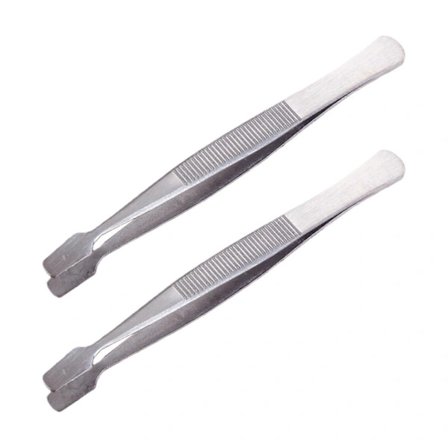 Stamp Tongs Philately Stamp Collector Tool Stainless Steel Stamp Tweezers