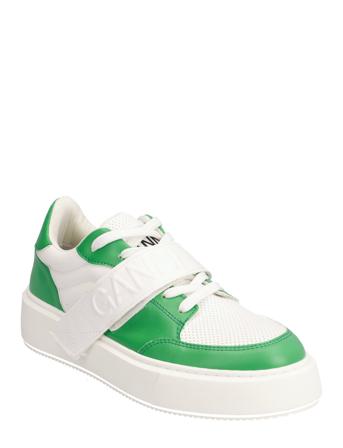 Sporty Mix Cupsole Low Top Velcro Sneaker Lave Sneakers Multi/mønstret Ganni
