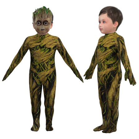 Lyxig Barnkostym - Groot Jumpsuit för Halloweenfest