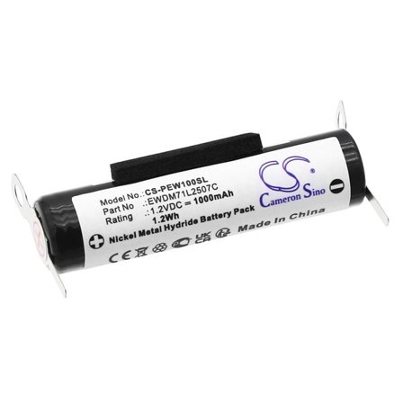 Batteri for tannbørste for Panasonic WEW0890-W406, EW-DC01