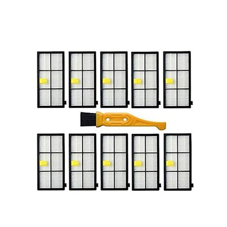 10 st Hepa-filter för iRobot Roomba 800 900-serien dammsugare