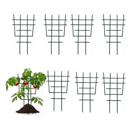 DIY hagestøtte for planter, 8 stk. plastplanter espalier espalier for klatreplanter